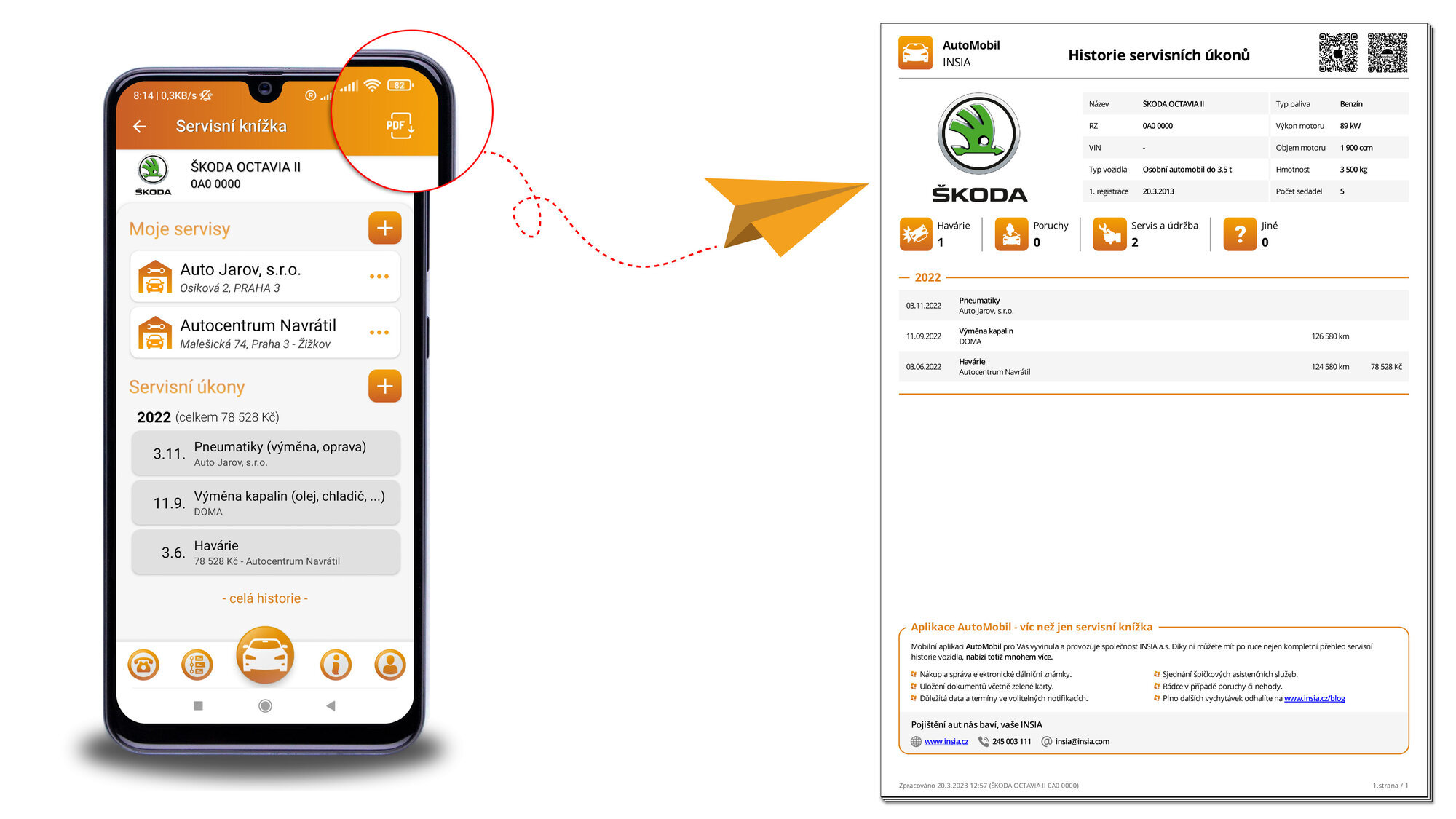 Servisní knížka PDF Servisní knížka PDF